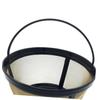 Ciieeo 2pcs Shape Reusable Coffee Filter Golden Mesh Basket Easy to Clean Dishwasher Safe for Coffee Makers High Permeability for Flavorful Brews view 1