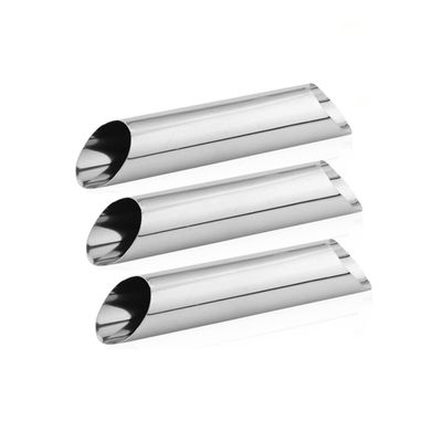 6Pcs Stainless Steel Cylindrical Cannoli Tubes Molds for Baking Making Cannoli Shells and Pastries