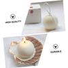 Holibanna 2sets Decorative Shell-Shaped Candle Holders Candles Ornaments for Weddings Parties Romantic Decor Chic Candlestick Design for Memorable view 4