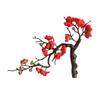 Amosfun 3pcs Artificial Plum Blossom Faux Flower Arrangement Red for Home Decor Weddings and Celebrations Lifelike Easy to Maintain Simulation Plum Blossom view 4