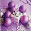 Keep Unique 20-ct 13x13 Christmas Paper Decoupage Napkins, 3-Ply Servilletas Tissue Napkin for Dinner and Parties, Disposable Napkins (Lilac, Pack of 4) view 1