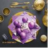 Keep Unique 20-ct 13x13 Christmas Paper Decoupage Napkins, 3-Ply Servilletas Tissue Napkin for Dinner and Parties, Disposable Napkins (Lilac, Pack of 4) view 2