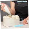 Cabilock 3sets Fondant Lace Rolling Pin Cake Decoration Tool Embossed Dessert Pastry Cake Clip Included 4pcs*3 view 2