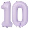 40 In Matte Purple Number Balloons Helium Foil Mylar Balloon Birthday Party banquet Decoration Digital 10 view 1