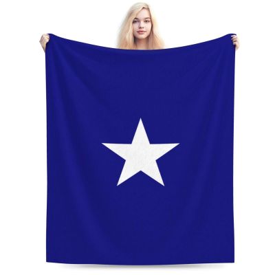 Bonnie Blue Flag Throw Blanket for Couch Bed Sofa Blankets Super Soft Warm Cozy 40"x30" Flannel Throw Blanket
