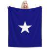 Bonnie Blue Flag Throw Blanket for Couch Bed Sofa Blankets Super Soft Warm Cozy 40"x30" Flannel Throw Blanket view 1