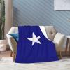 Bonnie Blue Flag Throw Blanket for Couch Bed Sofa Blankets Super Soft Warm Cozy 40"x30" Flannel Throw Blanket view 3