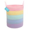 Large Laundry Basket + Set of 3 Shelf Baskets - RAINBOW view 2