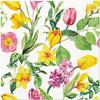 Keep Unique 20-ct 13x13 Flowers Paper Luncheon Decoupage Napkins, 3-Ply Servilletas Floral Napkin for Art, Dinner and Party, Disposable Napkins Decorative (Daffodils Tulip, Pack of 3) view 1