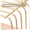 ABOOFAN Wall-Mounted Shelves Creative Storage Rack Modern Style Gold Square Home Decor view 3