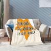 Autumn Shows Us How Beautiful It is to Let Things Go Throw Blanket for Couch Bed Sofa Blankets Super Soft Warm Cozy 60"x50" Flannel Throw Blanket view 3