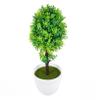 Cabilock 3pcs Synthetic Bonsai Tree Faux Bonsai Home Decor Plant Easy Maintenance Artificial Decor view 1