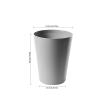FATALE Kitchen Trash Can Waste Paper Basket Household Large Covered Trash Can Creative Living Room Bedroom Bathroom Lidless Waste Paper Basket Bathroom Trash Can (Color : C) view 2