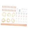 Cabilock Wooden Photo Display with Clips Creative Wall Hanging Decor for Home Office Dorm and Event Decorations Like Weddings and Birthdays view 1