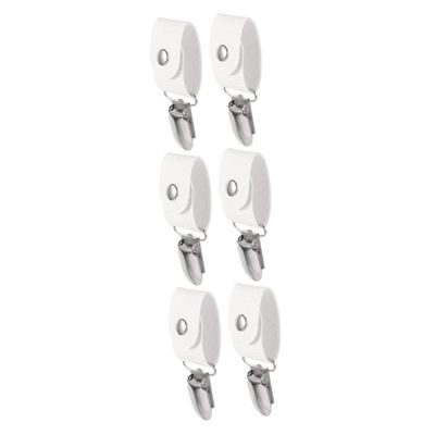 Zerodeko 6pcs Pu Leather Hat Clip for Travel Magnetic Bag Holder Hat Fixing Clip for Outdoor Fashion Accessory for Women Men