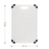 Dexas Non-Slip Cutting Board 18"x 12" with Wraparound Grips, NSF Certified view 2