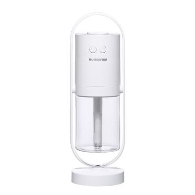 KACEPAR Cool Mist for Bedroom Home Car Plants Purifier Mini Humidifier, 360 Rotate Air Humidifier Aroma Diffuser with Night Light, Portable Small Cool Mist Humidifiers for Cars Travel - White