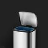 FATALE Kitchen Trash Can Thickened Stainless Steel Pedal Mute Trash Can Office Living Room Bedroom Kitchen Bathroom Large Capacity with Lid Trash Can Bathroom Trash Can (Color : D30L) view 4