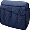 BULINO Sofa arm Tray, Armchair Storage Bag, Remote Control Holder 8 Pockets Sofa Armrest Organizer, Arm Chair Side Pocket Recliner Couch Storage Caddy,Gray (Color : Navy)(Navy) view 1