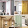 CuKYi Curtain Track Set Ceiling Or Wall Mount, Aluminium Curtain Rail Ceiling Track, Curtain Tracks and Fittings,Room Divider for Light, Medium and Heavy Drapes, Glide Smooth (Color : Black - Wall Mo view 2