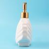 ALOEU Ceramic Soap Dispenser,Liquid Soap Bottle,Lotion Hand- Bottles,Nordic Style Press Lotion Bottle,420ML,Shell view 4