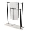 LINKIO Bathroom Shelves Bathroom Floor Towel Bar Bathroom Storage Rack Towel Rack Bath Towel Rack Coat Rack Hanger Bathroom Decoration Storage Rack Shelves for Bathroom view 1