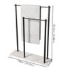 LINKIO Bathroom Shelves Bathroom Floor Towel Bar Bathroom Storage Rack Towel Rack Bath Towel Rack Coat Rack Hanger Bathroom Decoration Storage Rack Shelves for Bathroom view 2
