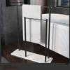 LINKIO Bathroom Shelves Bathroom Floor Towel Bar Bathroom Storage Rack Towel Rack Bath Towel Rack Coat Rack Hanger Bathroom Decoration Storage Rack Shelves for Bathroom view 3
