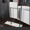 LINKIO Bathroom Shelves Bathroom Floor Towel Bar Bathroom Storage Rack Towel Rack Bath Towel Rack Coat Rack Hanger Bathroom Decoration Storage Rack Shelves for Bathroom view 4