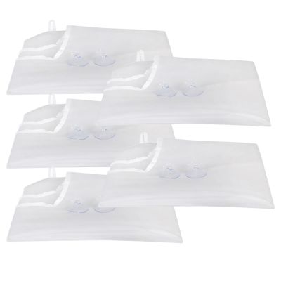 Angoily 5pcs Men Apron Shaving Catcher Bib Suction Cup Shaving Cloth for Easy Cleaning