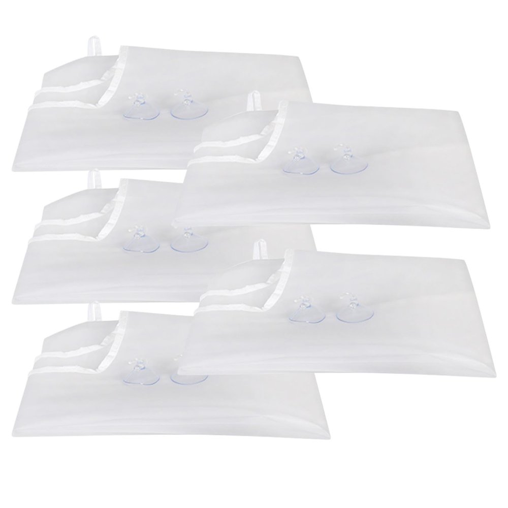 Angoily 5pcs Men Apron Shaving Catcher Bib Suction Cup Shaving Cloth for Easy Cleaning