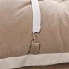Large Bolster Headboard Backrest Positioning Back Support Rectangular Pillow for Reading and Soft Bedrest Cushion for Day Bed Bunk Bed Removable Cover,Beige,60x60cm view 4