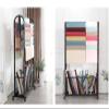 Ribbon Storage Stand Holder Organizers Floor Scarf Display Rack with Grid Basket, Rolling Wrapping Paper Organizer, Metal Storage Holder for Ribbon/Cloth/Satin/Vinyl Reel ( Size : 70x30x140cm ) view 3