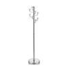 CWECO Coat Rack 8 Hooks Coat Rack,Coat Tree Hooks for Coats,Hats,Bags,Purses,for Entryway,Hallway Clothes Storage (Silver) view 1