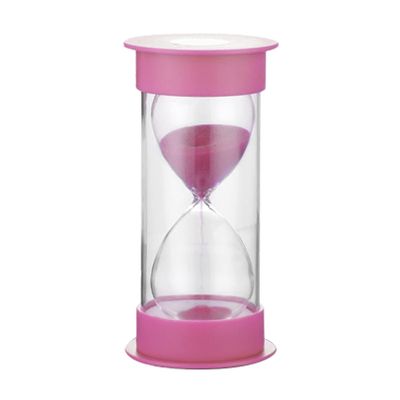 Hourglass,Sand Timer,Hourglass Timer Double Protection Sand Timer Time Management Tool 5/10/15/20/30 Minute Pink Egg Timers for Boiling Eggs(Size:5 Minutes,Color:Pink) (Color : Pink, Size : 5 Minute