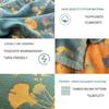 Bifqioy Ginkgo Quilt King Size Bedding Set Reversible Soft Quilt Set King Size Coverlet Set with Shams Lightweight Cotton Bedspread Set for All Season view 2