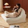 ESRADA Lazy Sofa Couch Bed,Folding Tatami Pull Out Lazy Sofa Bed,Foam Filling Folding Matress Sofa for Bedroom Salon Office Living Grey view 2