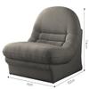 ESRADA Lazy Sofa Couch Bed,Folding Tatami Pull Out Lazy Sofa Bed,Foam Filling Folding Matress Sofa for Bedroom Salon Office Living Grey view 3