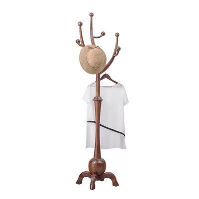 CWECO Creative Branch Coat Rack,Coat Stand,Hats,Bags,Purses,for Entryway,Hallway,Rubberwood Clothes Storage