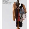 CWECO Creative Branch Coat Rack,Coat Stand,Hats,Bags,Purses,for Entryway,Hallway,Rubberwood Clothes Storage view 3