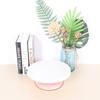Cabilock DIY Cake Turntable for Decorating Rotating Baking Supplies Round Shaped Mounting Pattern for Home and Bakery Use Pink Cake Decorating Stand view 3