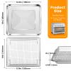 Air Fryer Basket Tray Replacement for Cuisinart TOA-60 TOA-65 TOA-70 Toaster Air Fryer Convection Oven, 12.4 * 11'' Mesh Air Fryer Stainless Steel Basket Wire Rack Accessories Parts, Dishwasher Safe view 2