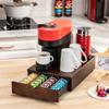 Flagship Vertuo Pod holder for Nespresso Pod Drawer Coffee Pod Organizer Modern Style & Coffee Machine Stand Wood Frame(40 Pods Capacity) view 2