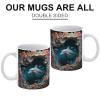 3D Dolphin Ceramic Mug, 3D Hole In A Wall Tea Mug, 3D Ocean Corals Coffee Unique Coffee Mug 11Oz | Funny Coffee Mug Novelty Gag Gift For Coffee Lovers view 3