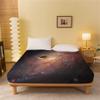 Twin Size Universe Jersey Fitted Sheet Planet Elastic Sheet Soft & Cooling view 2