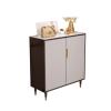 FAREWELL Entryway Shoe Rack Wooden Shoe Cabinet Home Entrance Entrance Cabinet Wall Entrance Shoe Rack Slate Storage Cabinet Free Standing Shoe Cabinet (Size : Medium) view 1