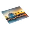 Aircraft Plane At Sunsets Exquisite Easy-Clean Microfiber Dish Mat,Perfect For Draining And Drying All Your Kitchenware view 2
