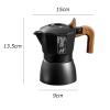 Coffee Kettle Moka Pot Home Brewing Coffee Pot Set Small Espresso Machine Extraction Hand Brewed Coffee Utensils (Color : Green) (Green) view 2