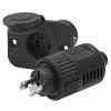 40A Trolling Motor Plug & Receptacle 12VBRS2 for 2 Wire 12V/24V/36V Charging/Downrigger/Trolling System view 1