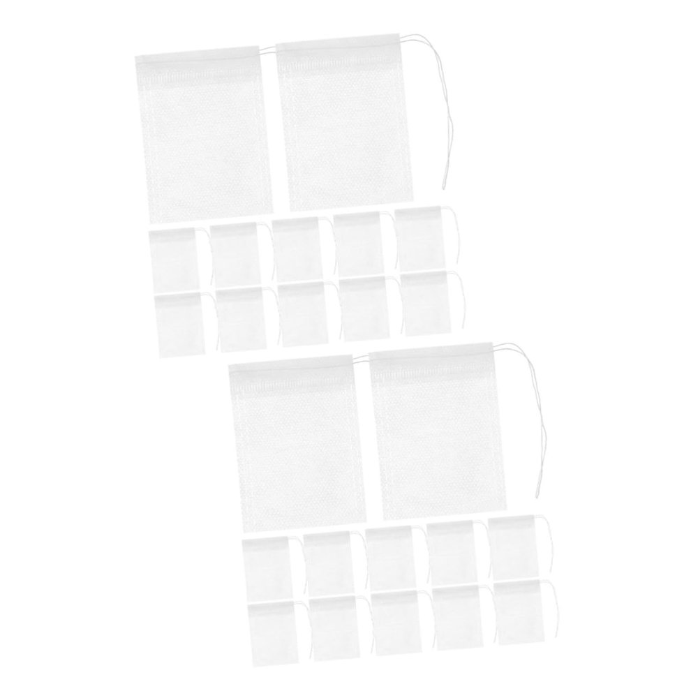 Cabilock 2sets Tea Filters Reusable Tea Steeper Filter Non-woven Fabric 100ct 100pcs*2
